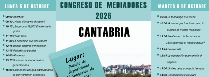 Congreso de Mediadores 2026: horarios, programa y principales ponentes Congreso de Mediadores 2026: horarios, programa y principales ponentes